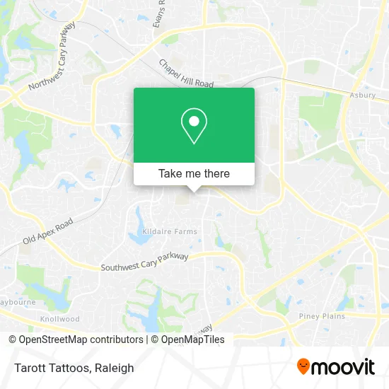 Tarott Tattoos map