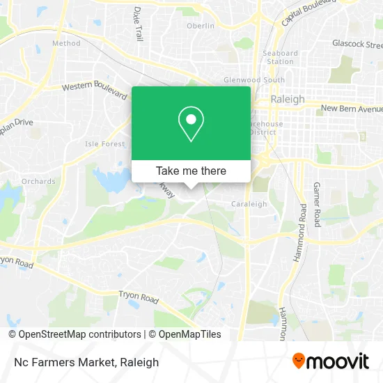 Nc Farmers Market map