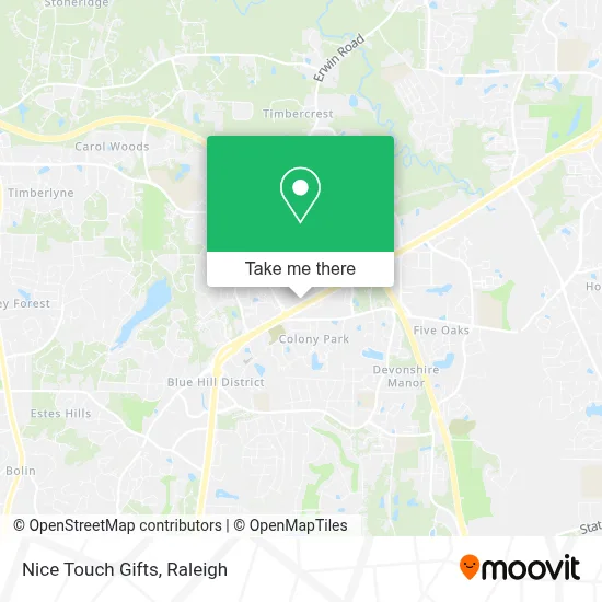 Nice Touch Gifts map
