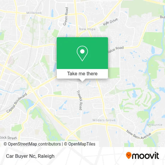 Car Buyer Nc map