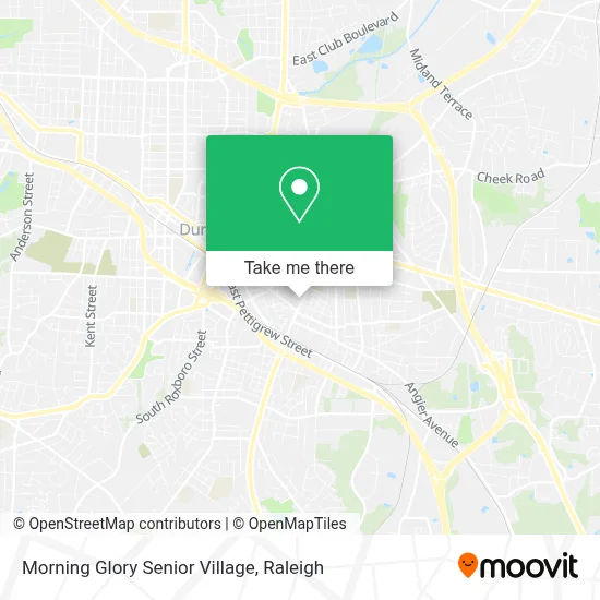 Morning Glory Senior Village map