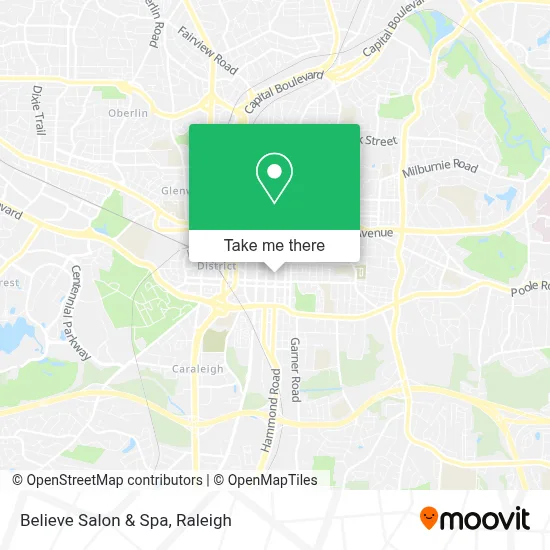 Believe Salon & Spa map