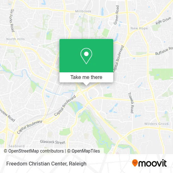 Freedom Christian Center map