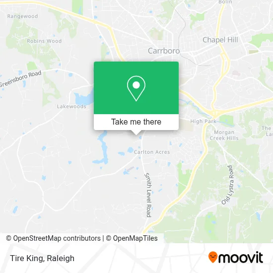 Tire King map