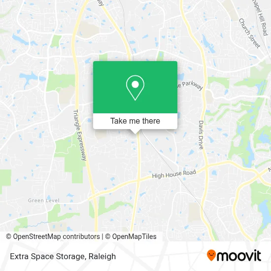 Mapa de Extra Space Storage