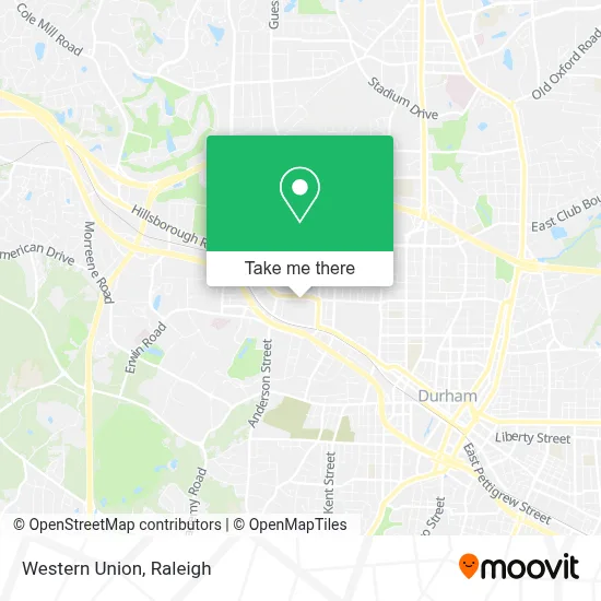 Western Union map