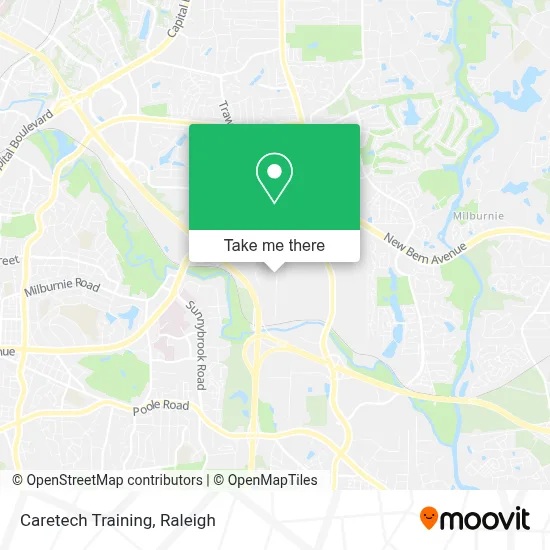 Caretech Training map