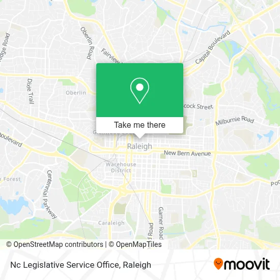 Nc Legislative Service Office map