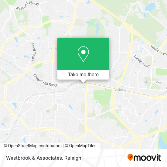 Westbrook & Associates map