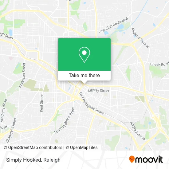Simply Hooked map