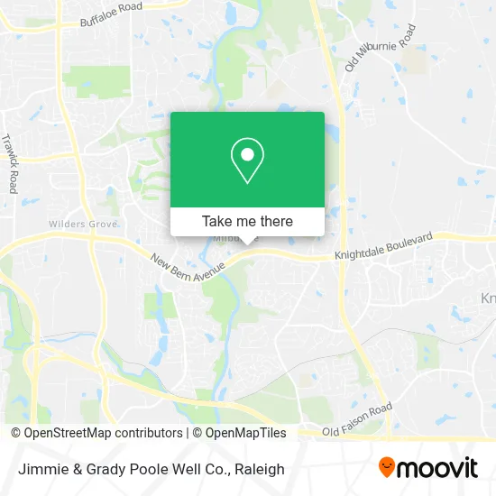 Jimmie & Grady Poole Well Co. map