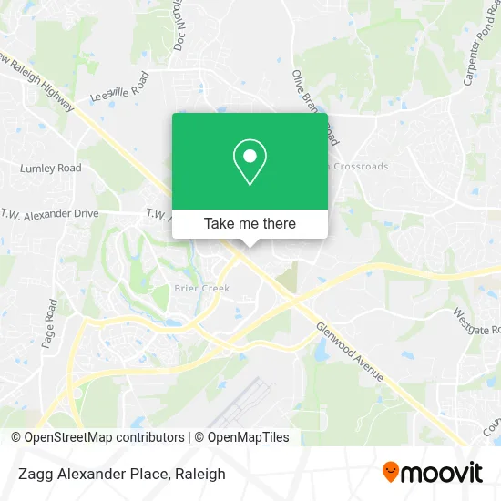 Zagg Alexander Place map