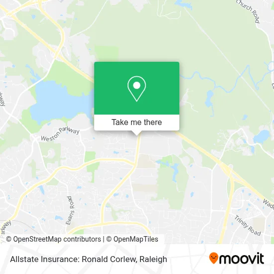 Allstate Insurance: Ronald Corlew map