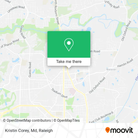 Kristin Corey, Md map
