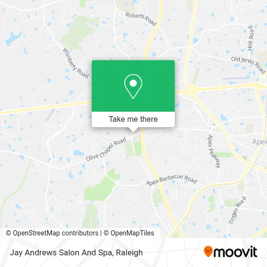 Jay Andrews Salon And Spa map