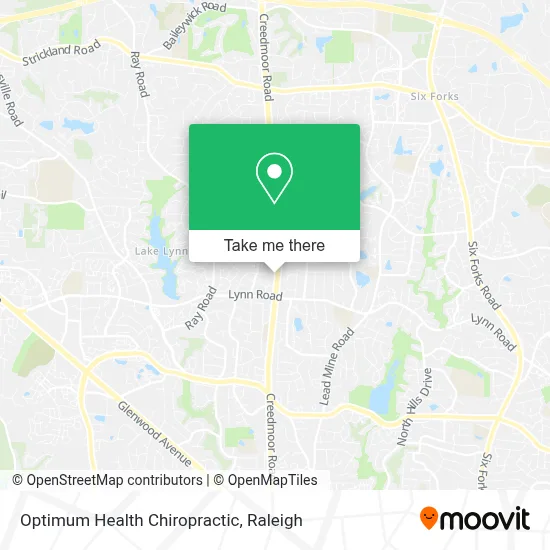 Optimum Health Chiropractic map