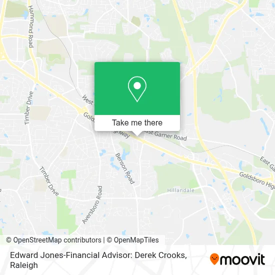 Edward Jones-Financial Advisor: Derek Crooks map