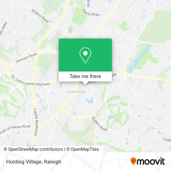 Holding Village map