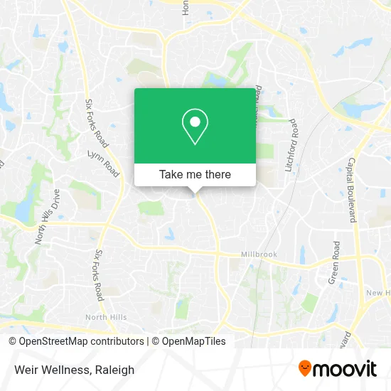 Weir Wellness map