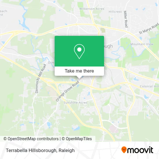 Terrabella Hillsborough map
