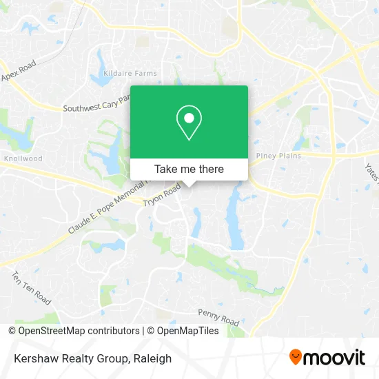 Kershaw Realty Group map
