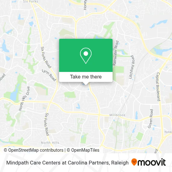 Mindpath Care Centers at Carolina Partners map