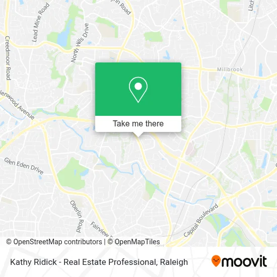 Kathy Ridick - Real Estate Professional map