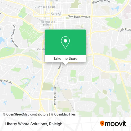 Liberty Waste Solutions map