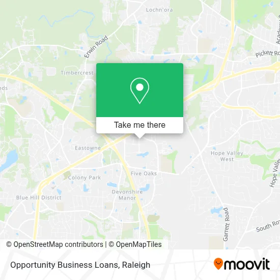 Opportunity Business Loans map