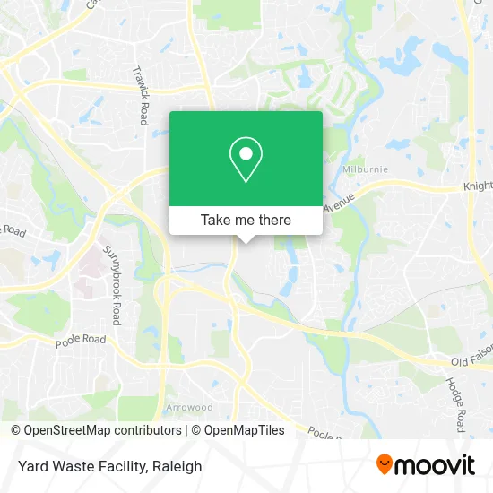 Yard Waste Facility map