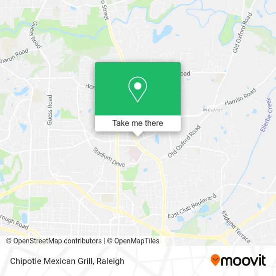 Chipotle Mexican Grill map
