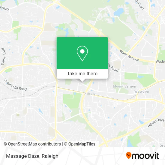 Massage Daze map