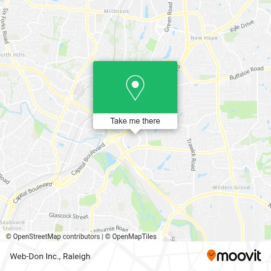 Web-Don Inc. map