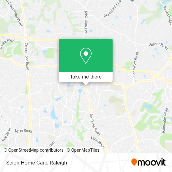 Scion Home Care map
