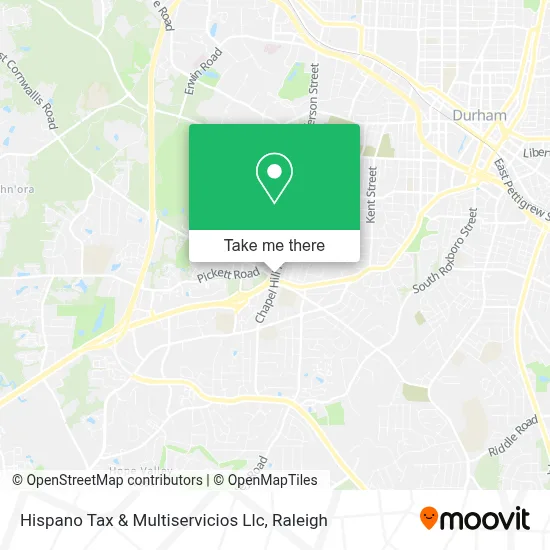 Hispano Tax & Multiservicios Llc map
