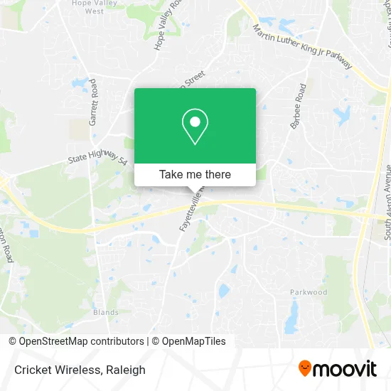 Cricket Wireless map