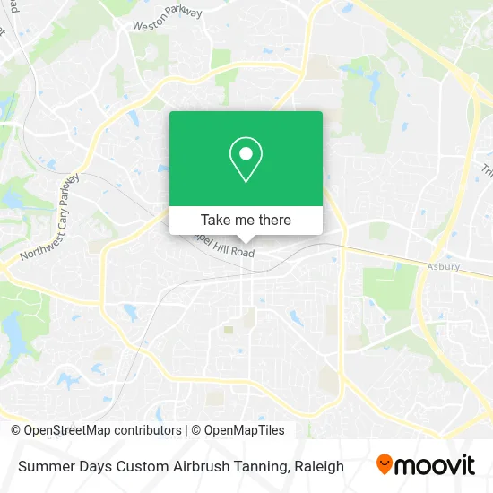 Summer Days Custom Airbrush Tanning map