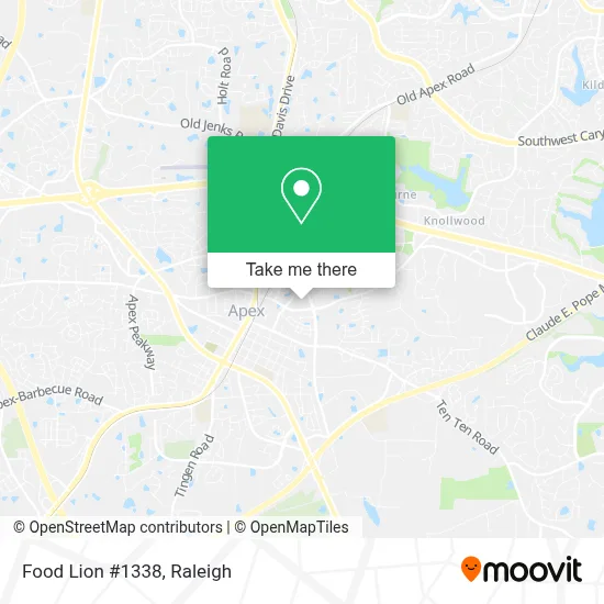 Food Lion #1338 map