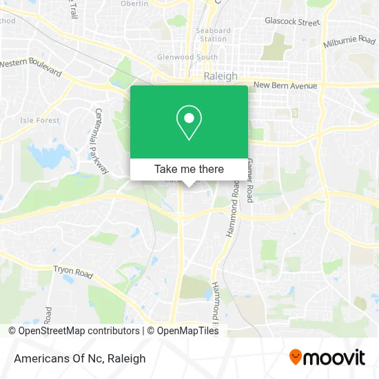 Americans Of Nc map