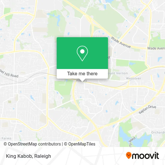 King Kabob map