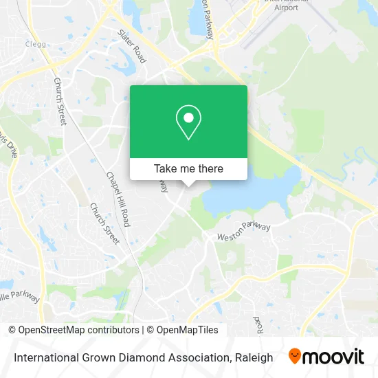 International Grown Diamond Association map