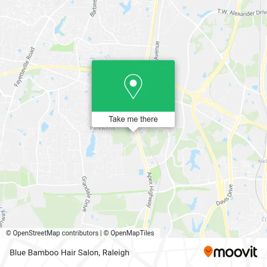 Blue Bamboo Hair Salon map