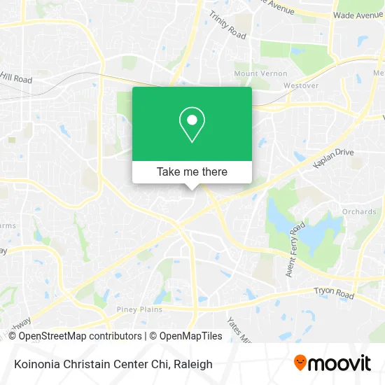 Koinonia Christain Center Chi map