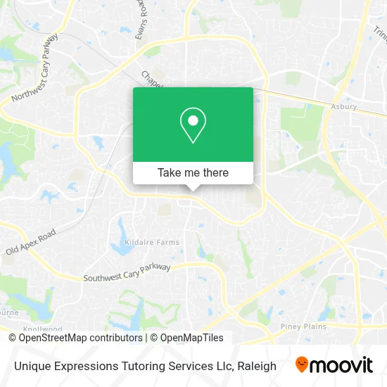 Unique Expressions Tutoring Services Llc map