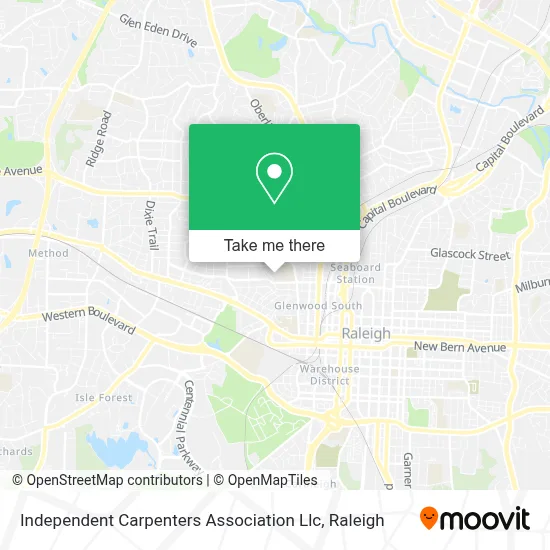 Independent Carpenters Association Llc map