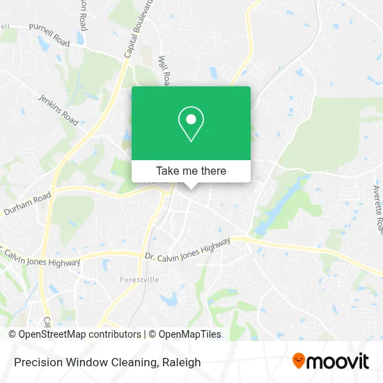 Mapa de Precision Window Cleaning