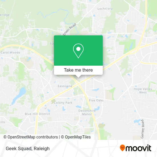 Geek Squad map