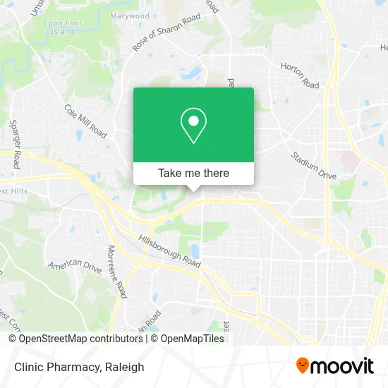 Clinic Pharmacy map