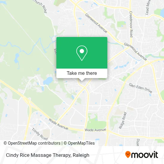 Cindy Rice Massage Therapy map