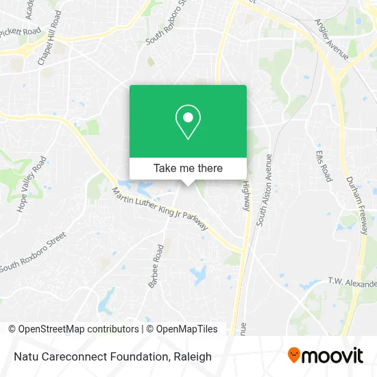 Natu Careconnect Foundation map